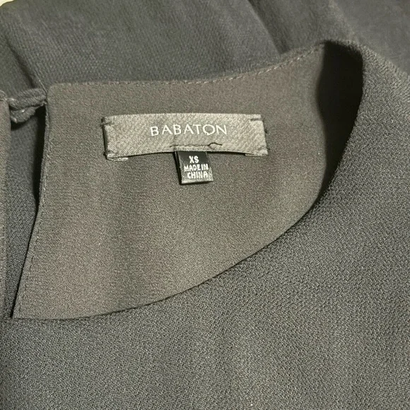 Aritzia BABATON Harold Sleeveless Maxi Dress Front Slit Split Hem Black Size XS - Picture 10 of 12